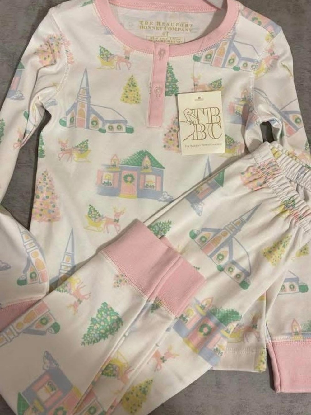 TBBC Sleigh Bells and Pastels Size 4